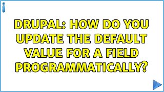 Celebrity Drupal: How do you update the default value for a field programmatically? Net Worth