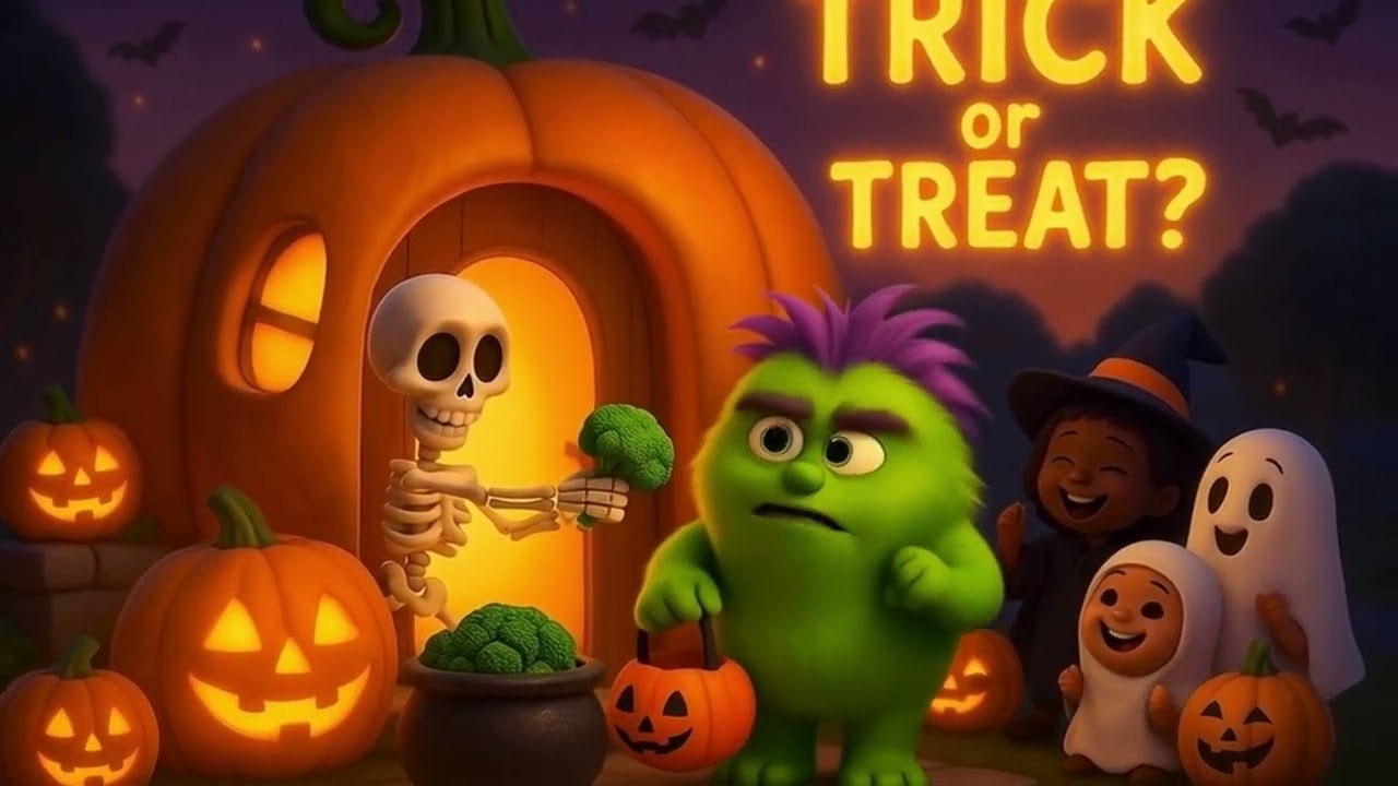 Join Carious the Mischievous Cavity Monster on a Trick or Treat Adventure. 