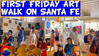 I went to the First Friday Art Walk on Santa Fe (Denver Colorado)