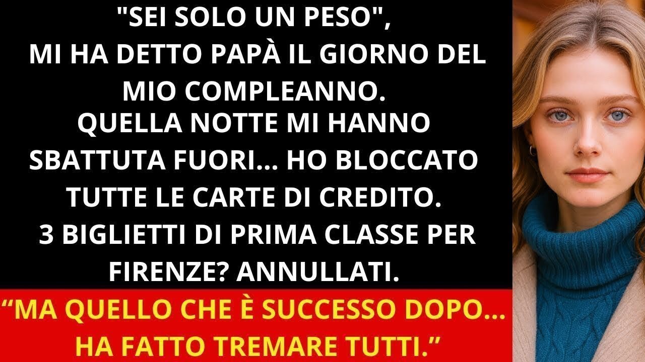 Papà mi ha cacciata di casa chiamandomi “un peso”… così ho cancellato il loro viaggio da 18 000€