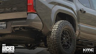 KMC KM732 Archer | 17x8.5 | Matte Black | Toyota Tacoma