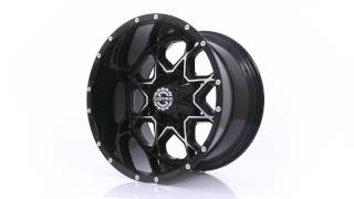 Scorpion Offroad's 20" SC-10 Wheel | Black Machined | -76 Offset