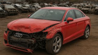 I BOUGHT A DAMAGED AUDI A3 FROM COPART FOR LESS THAN A 1.4 VAUXHALL ASTRA TURBO! #budgetbuild