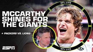 Dan O on J.J. McCarthy’s ‘great fit’ with the Giants 👀 + Packers vs. Lions controversy | NFL Live