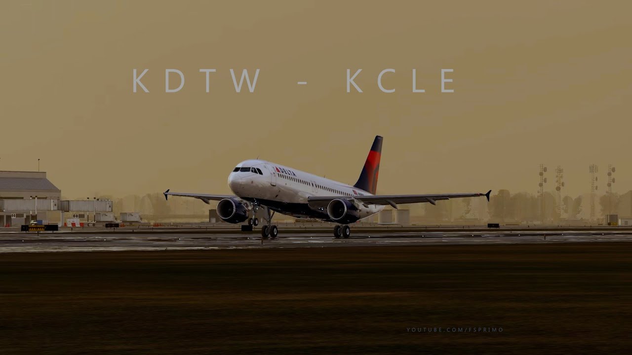 【🔴X-Plane12】Detroit Metro to Cleveland - FlightFactor A320 in VR - Quest2