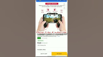 NOYMI PUBG Trigger Controller,6- Fingers Mobile Gamepad Gaming Accessory Kit#Unboxing#Flipkar#shorts