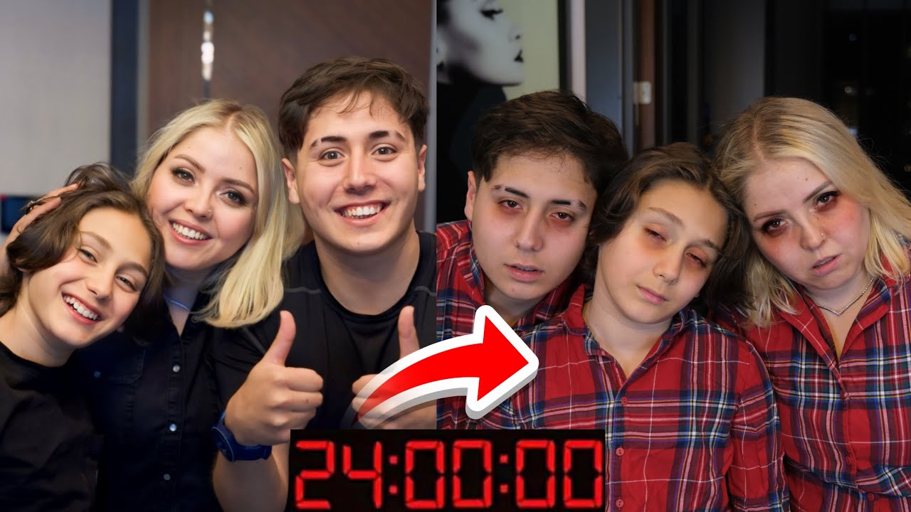 24 SAAT UYUMAMA CHALLENGE !! (BAYILDIK)