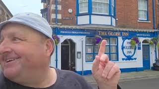 seasideMARK going to the Globe pub inn  In Weymouth for a few jars what an experience it lush I mean