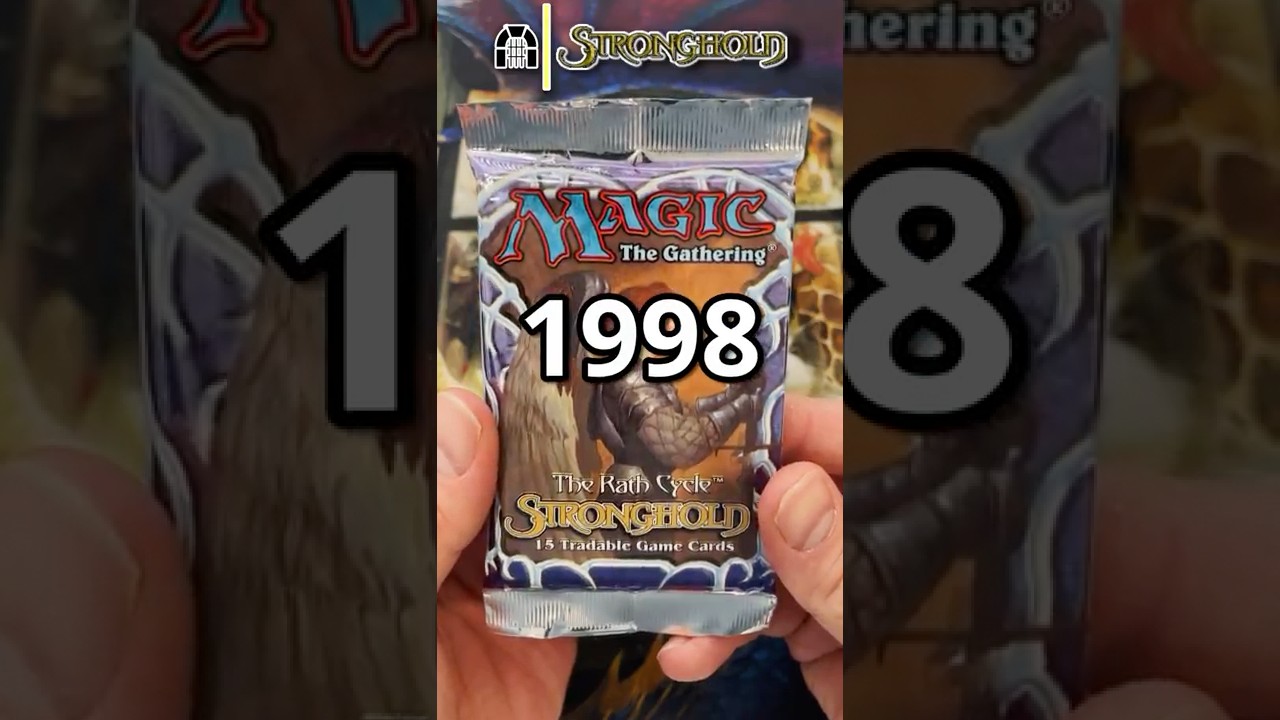 Opening a $107 Stronghold Booster from 1998 