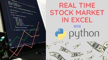 Python Script: Real Time Stock Market Data Analysis with Python - Excel Data Scraping in 15 minutes!