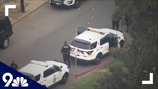 Sky9 over officer-involved shooting in Denver