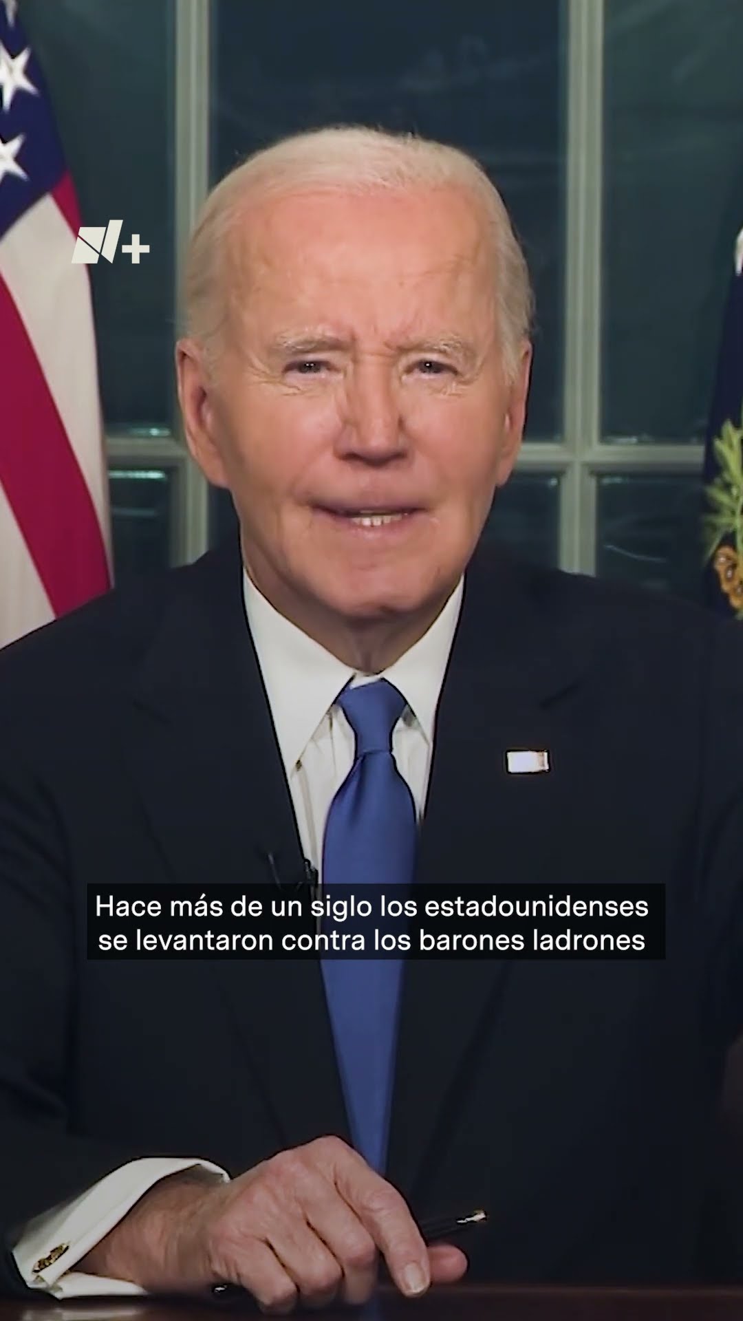 Biden da su último discurso como presidente de Estados Unidos - N+ #Shorts