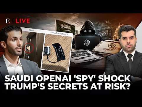 Video AI Catches OpenAI's Saudi Insider? FBI Arrests Engineer Over Spy Device | Firstpost Live