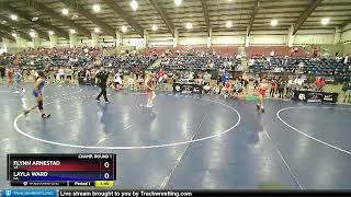 87 Lbs Champ. Round 1 - Flynn Arnestad, Va Vs Layla Ward, Ca Cfdb
