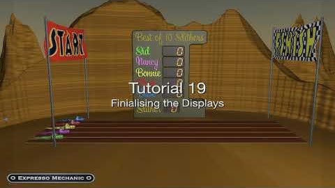 Cinema 4D Xpresso Course - Snake Race: Tutorial 19 - Finalising the Displays