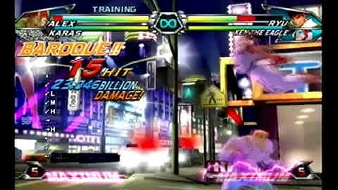 Tatsunoko vs. Capcom - Alex combo