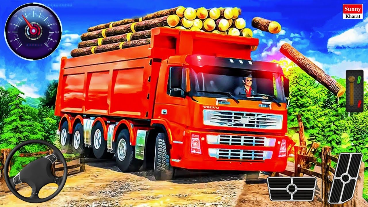 Offroad Transport Truck Drive - Realistic Cargo Truck Driving Video Game - Android GamePlay