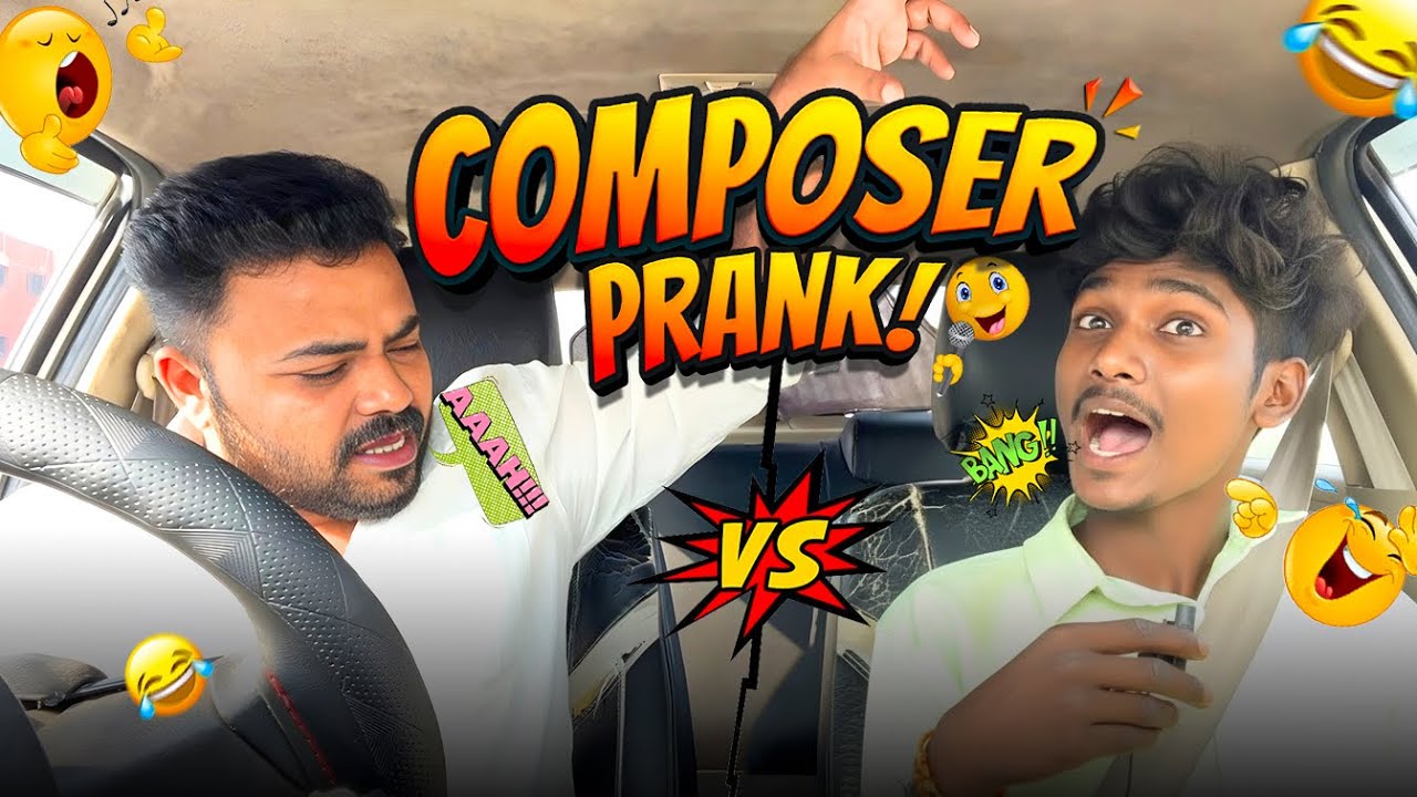 Composer Prank🤣 | Tamil Taxi Car Prank | Public Comedy Prank