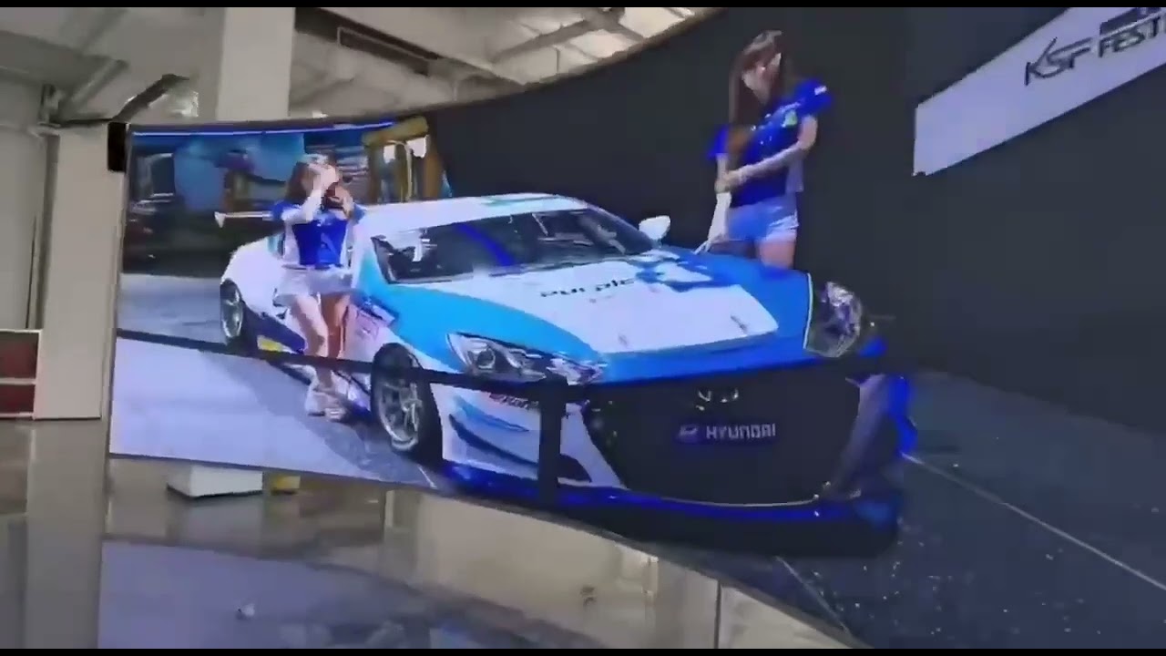 Indoor P2.5 curved LED video wall flexible LED display