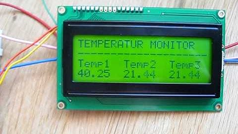 Arduino  Duemilanove Dallas D18B20 and SparkFun SerLCD 4 x 20