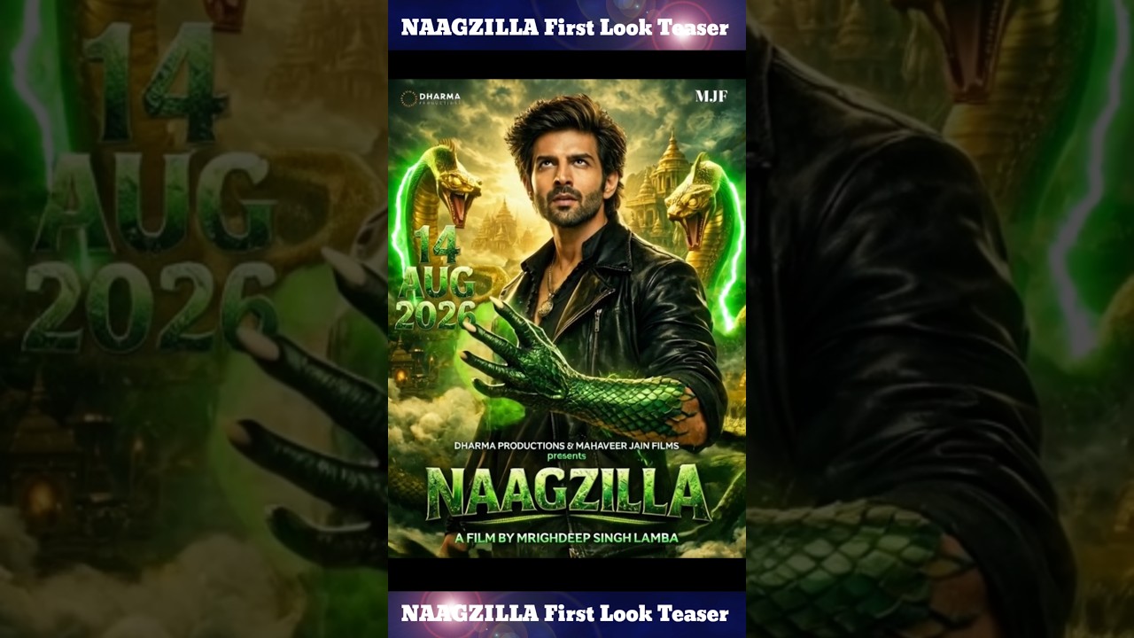 NAAGZILLA | Official Teaser | Kartik Aaryan, Sreeleela | T-Series | 