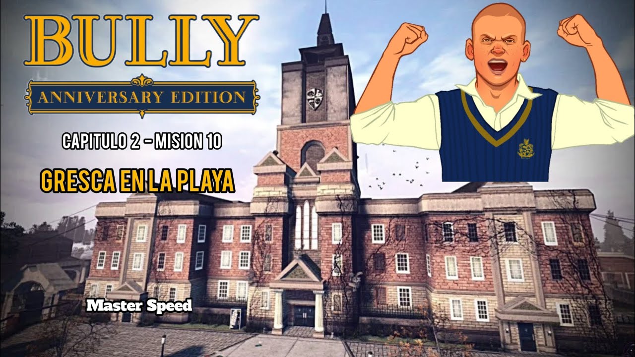 Bully Anniversary Edition - Misión #24 - Gresca en la playa (Español - 1080p 60fps)