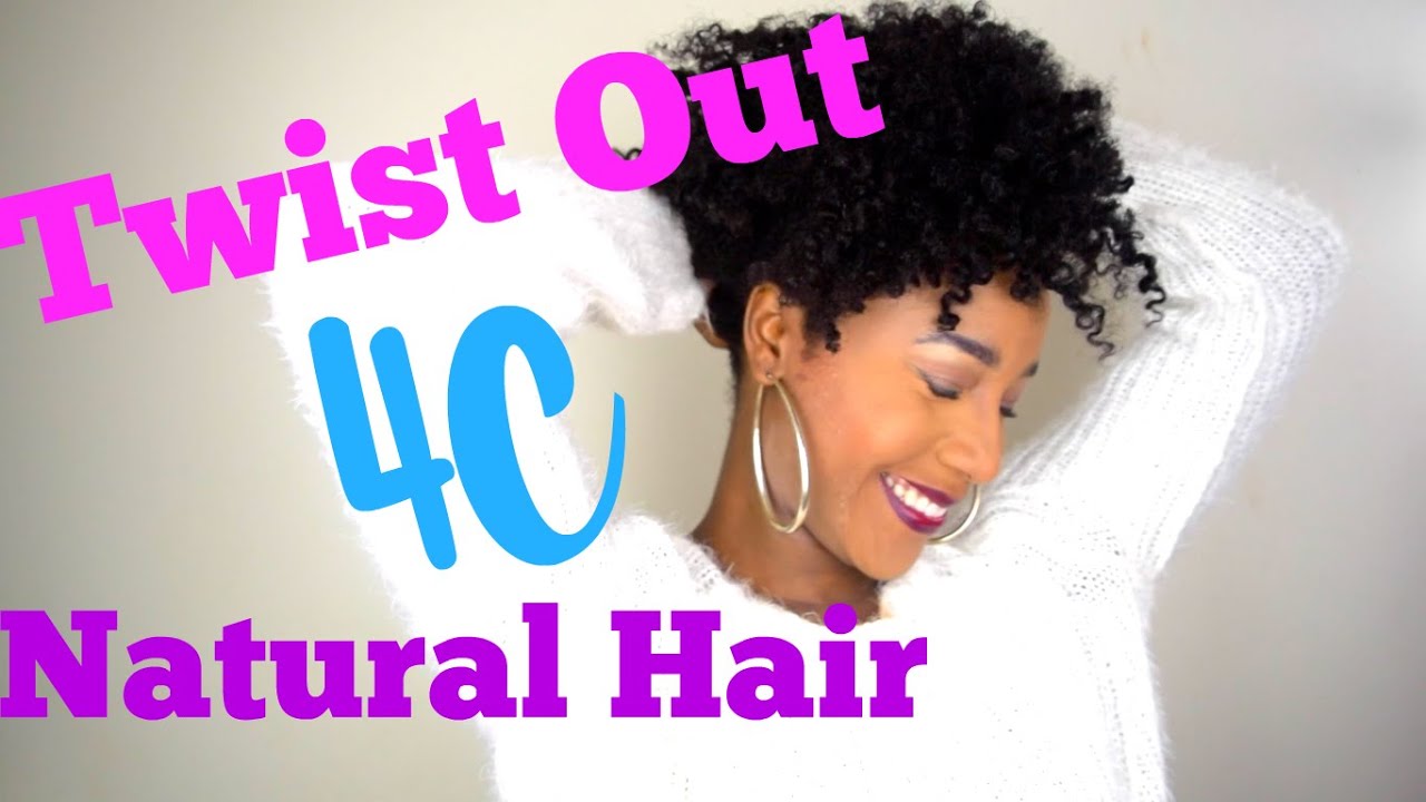 Twist Out 4c Natural Hair And Semi Mohawk Style Youtube