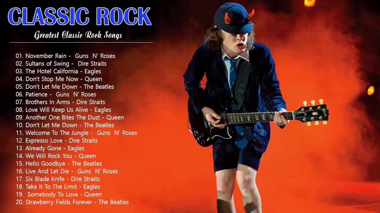 Top 100 Best Classic Rock Of All Time Classic Rock Greatest Hits 70's 80's 90's YouTube