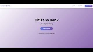 AWS Capstone Banking Project - Complete System Demo | Citizen & Admin Panel Tutorial