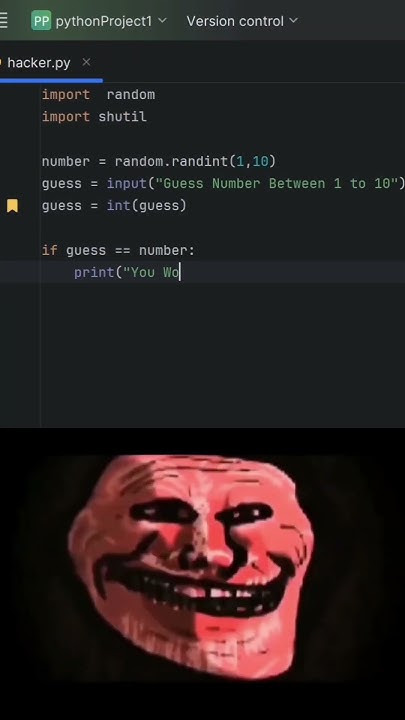 Python silly game to delete system 32 | very dangerous code | # ...
