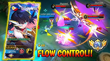 ALWAYS BE ATTENTIVE AS A RUBY MAIN AND YOU WILL DOMINATE!!🔥BEST RUBY BUILD AND ROTATION 2024