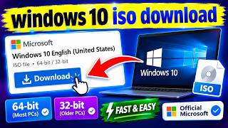 How to Download Windows 10 ISO File Directly | Windows 10 ISO Download
