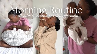 MY REALISTIC MORNING ROUTNE WITH A FOUR MONTH OLD (as a new mom)