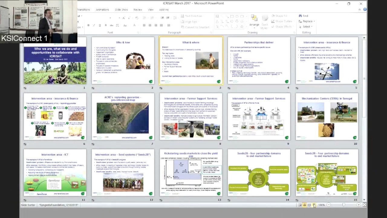 Who we are, what we do and opportunities to collaborate with ICRISAT