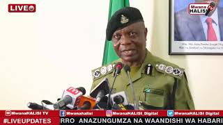 🔴#LIVE: IGP SIRRO ANAZUNGUMZA NA WAANDISHI WA HABARI