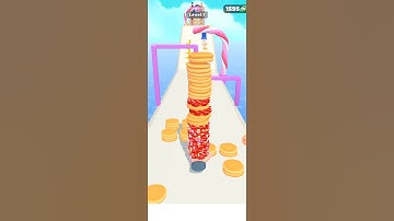 Pancake Run! 🔴🟢🟡 MAX LEVELS!! All Levels Gameplay Walkthrough Android, iOS BIG UPDATE!!! #shorts