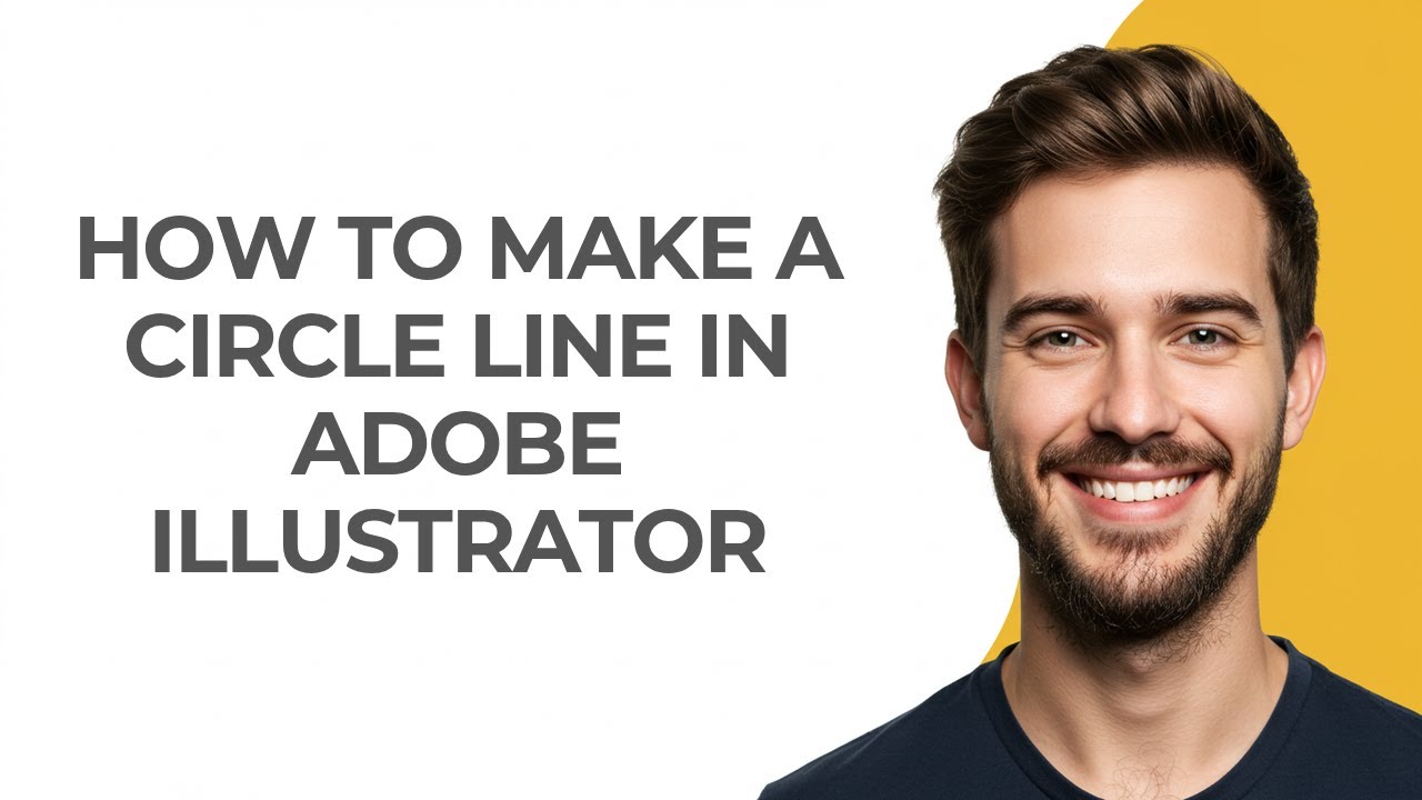 How to Make a Circle Line In Adobe Illustrator - GUIDE!