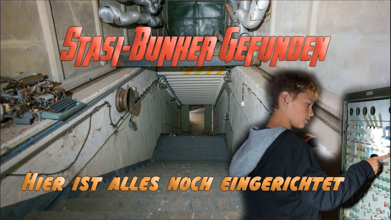 Stasi-Bunker gefunden.. Komplett eingerichtet.(Lost Place)