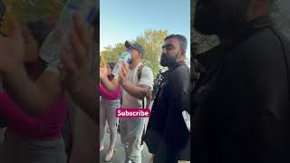 Voices Rise At Speakers Corner As A Passionate Argument Turns Into A Shouting