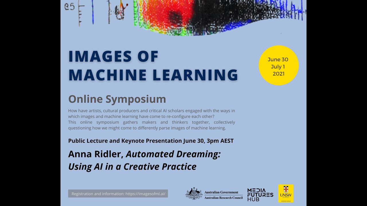 Keynote: Anna Ridler at 'Images of Machine Learning' Online Symposium