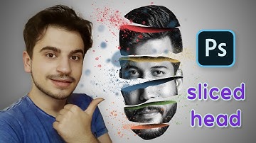 sliced head effect - photoshop tutorial