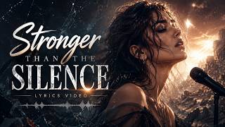 Stronger Than The Silence | Emotional Cinematic Lyrics Video 🎙️✨