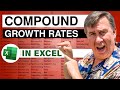 Excel Calculate Compound Growth Rates - Episode 908