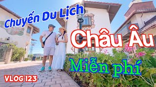 🇺🇸#123 (19/07/20) Du Lịch Châu Âu tại Cali - Review  - Phố Cổ - Old World Village