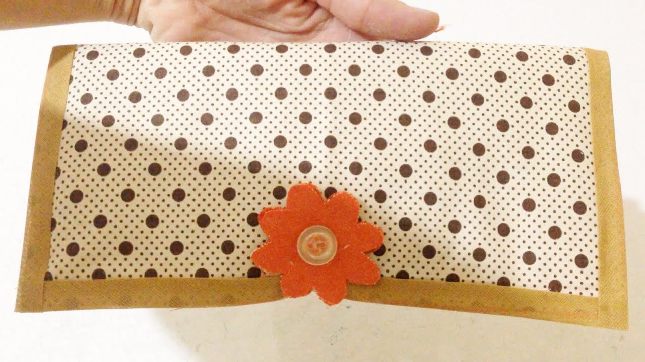 Carteira de Tecido Sem Costura Passo a Passo - Artesanato Fácil DIY