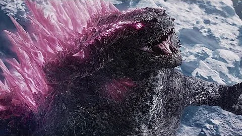 Godzilla emerges in his new form Godzilla x kong the new empire (no background music)