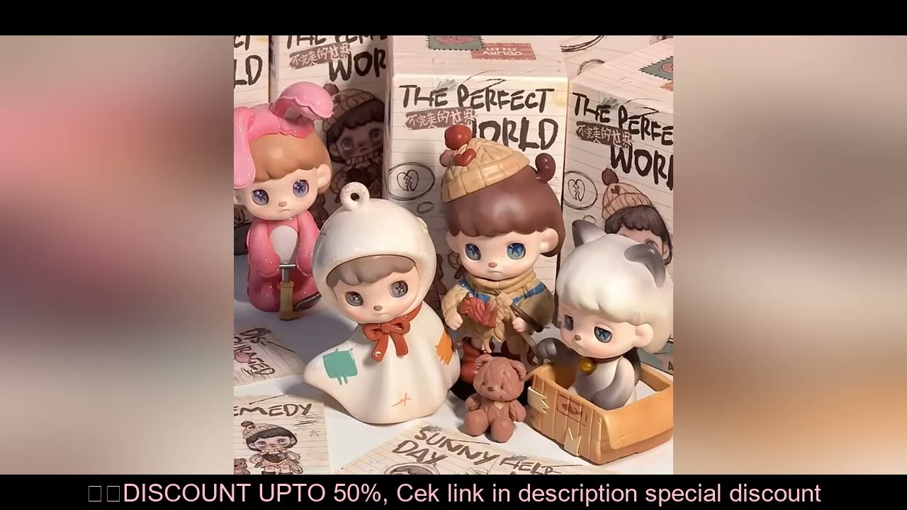 Genuine Anmoo 2nd Generation Imperfect World Blind Box Toys Trendy Anmoo Mystery Box Kawaii Collect