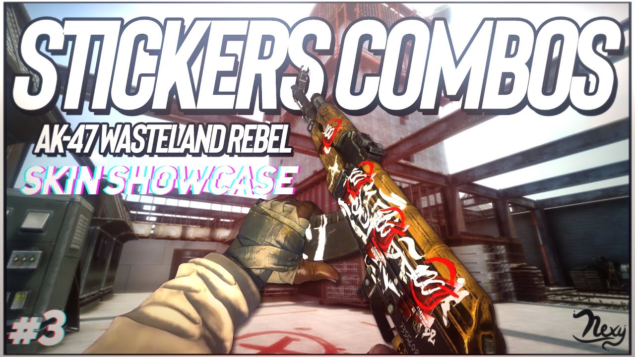 AK47 Wasteland Rebels Stickers Combinations [CS GO 2020] [SKIN