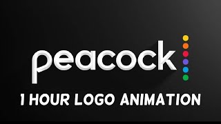 Peacock Logo Animation - 1 Hour Loop