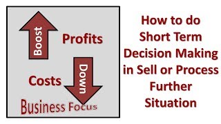 How to do Short Term Decision Making in Sell or Process Further Situation